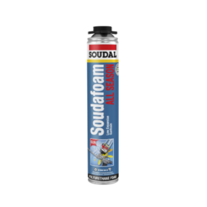 soudal 455800 soudafoam all season minimal expansion extreme temperature extra high yield gun foam, champagne